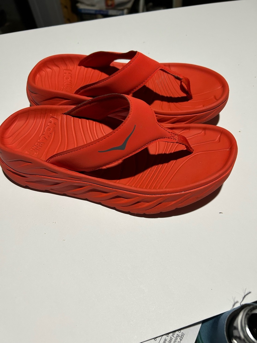 Hoka recovery flip flops